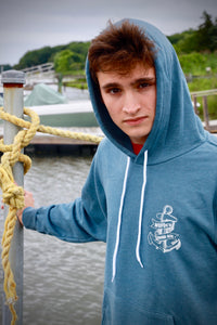 NOFOk'n AROUND HERE Anchor Design Pullover Hoodie