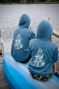 NOFOk'n AROUND HERE Anchor Design Pullover Hoodie