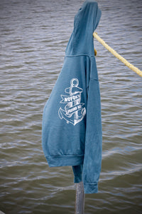 NOFOk'n AROUND HERE Anchor Design Pullover Hoodie