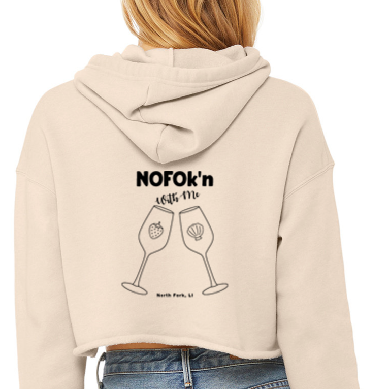 NOFOk'n WITH ME Women's Cropped Hoodie