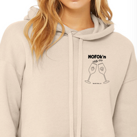 NOFOk'n WITH ME Women's Cropped Hoodie