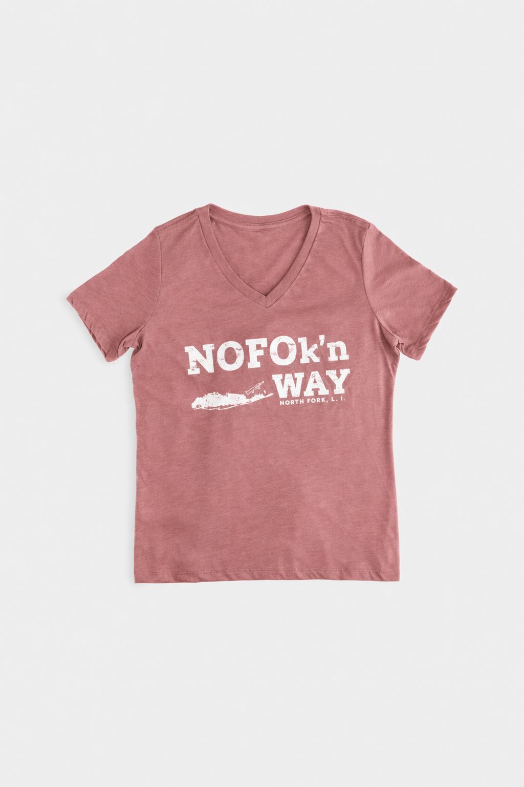 "NOFOk'n Way" Classic Logo Women's V-Neck